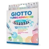 GIOTTO Turbo Advanced Fasermaler 12er Set