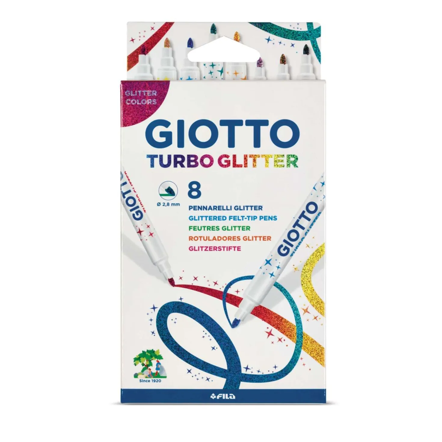 GIOTTO Turbo Glitter Fasermaler-Sets