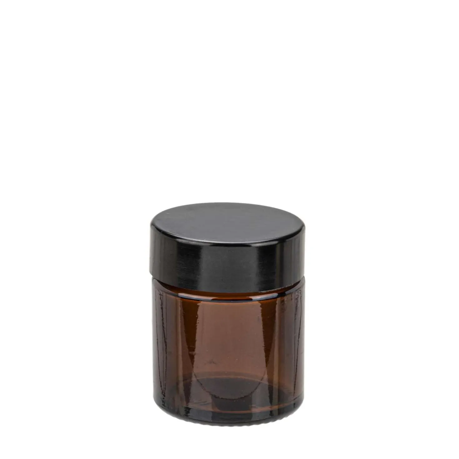 GLOREX Glastiegel braun, leer