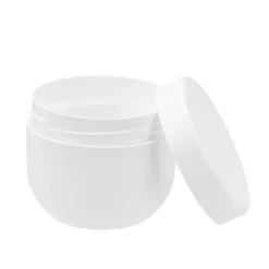 GLOREX leere Creme-Dosen weiß einwandig