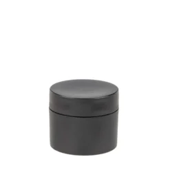 GLOREX leere Creme-Dose schwarz doppelwandig