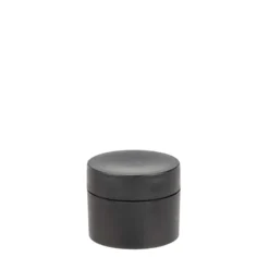 GLOREX leere Creme-Dose schwarz doppelwandig