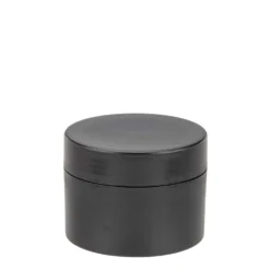GLOREX leere Creme-Dose schwarz doppelwandig