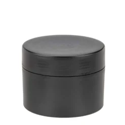 GLOREX leere Creme-Dose schwarz doppelwandig