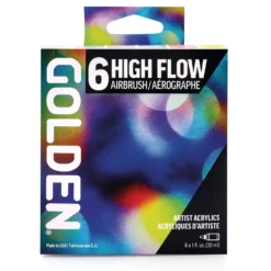 GOLDEN High Flow Acrylfarbe Airbrush-Set