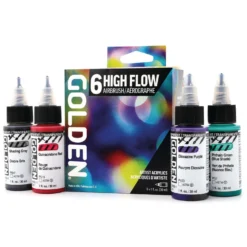 GOLDEN High Flow Acrylfarbe Airbrush-Set