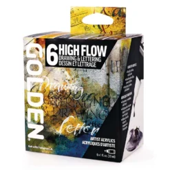 GOLDEN High Flow Acrylfarbe, Drawing & Lettering-Set
