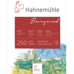 Hahnemühle „Burgund“ Aquarellblock