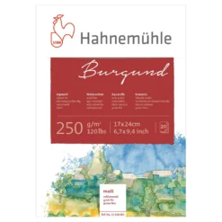 Hahnemühle „Burgund“ Aquarellblock