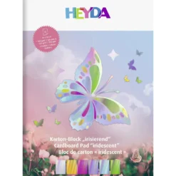 HEYDA Karton-Block „Irisierend“