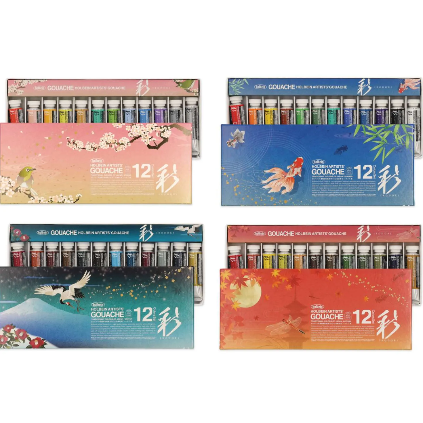 HOLBEIN IRODORI Künstler Gouache Jahreszeiten-Sets