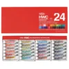 HOLBEIN Künstler-Aquarellfarben 24er-Set, granulierend
