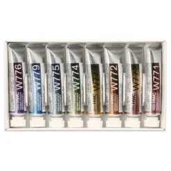 HOLBEIN Künstler-Aquarellfarbe CHROMASHINE Set, 8 Farben je 5 ml