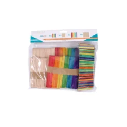 Holzstäbchen Set natur & bunt, 1200 Stück