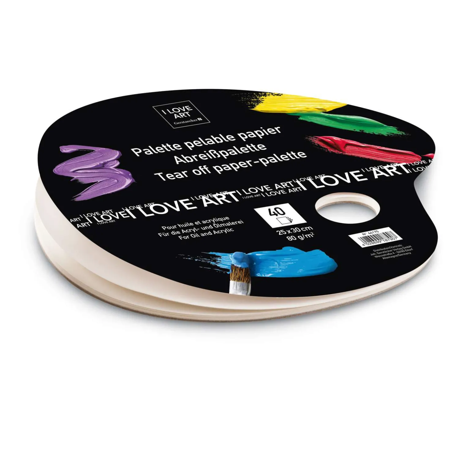 I LOVE ART Abreißpalette