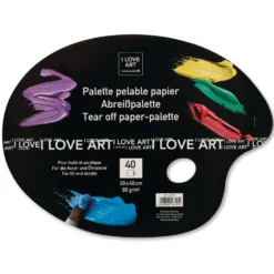 I LOVE ART Abreißpalette