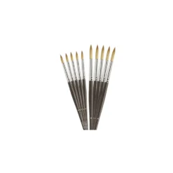 I LOVE ART Acrylpinsel-Set, rund 5+5