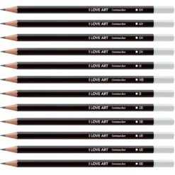 I LOVE ART Sketch Bleistift-Set