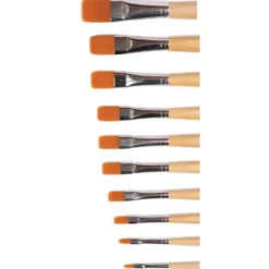 JAX® School Serie D Synthetikpinsel, flach