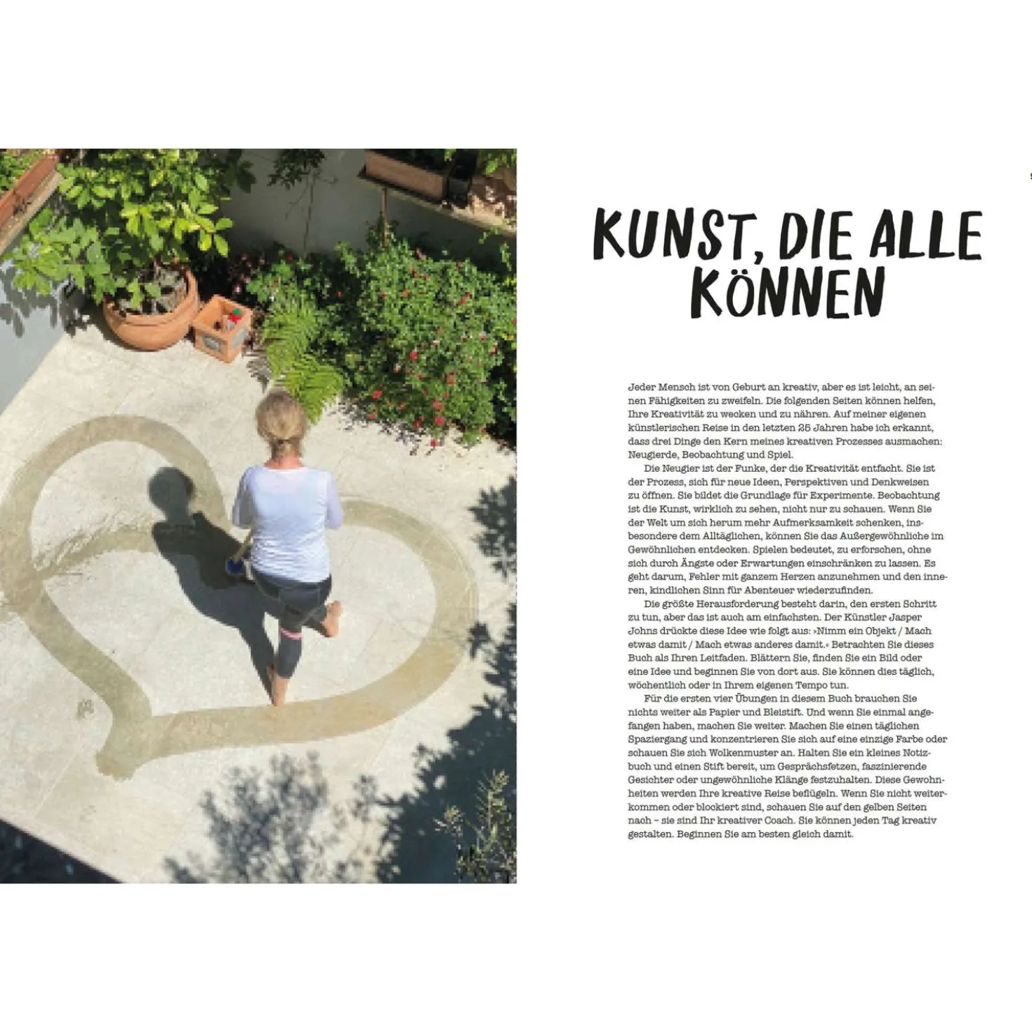 Jeden Tag kreativ sein