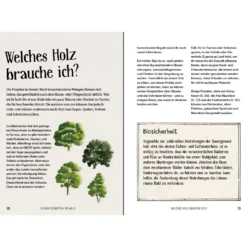 Kinder schnitzen im Wald