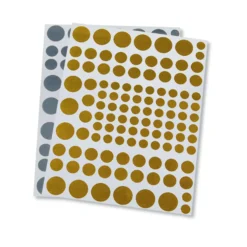 Klebepunkte gold und silber