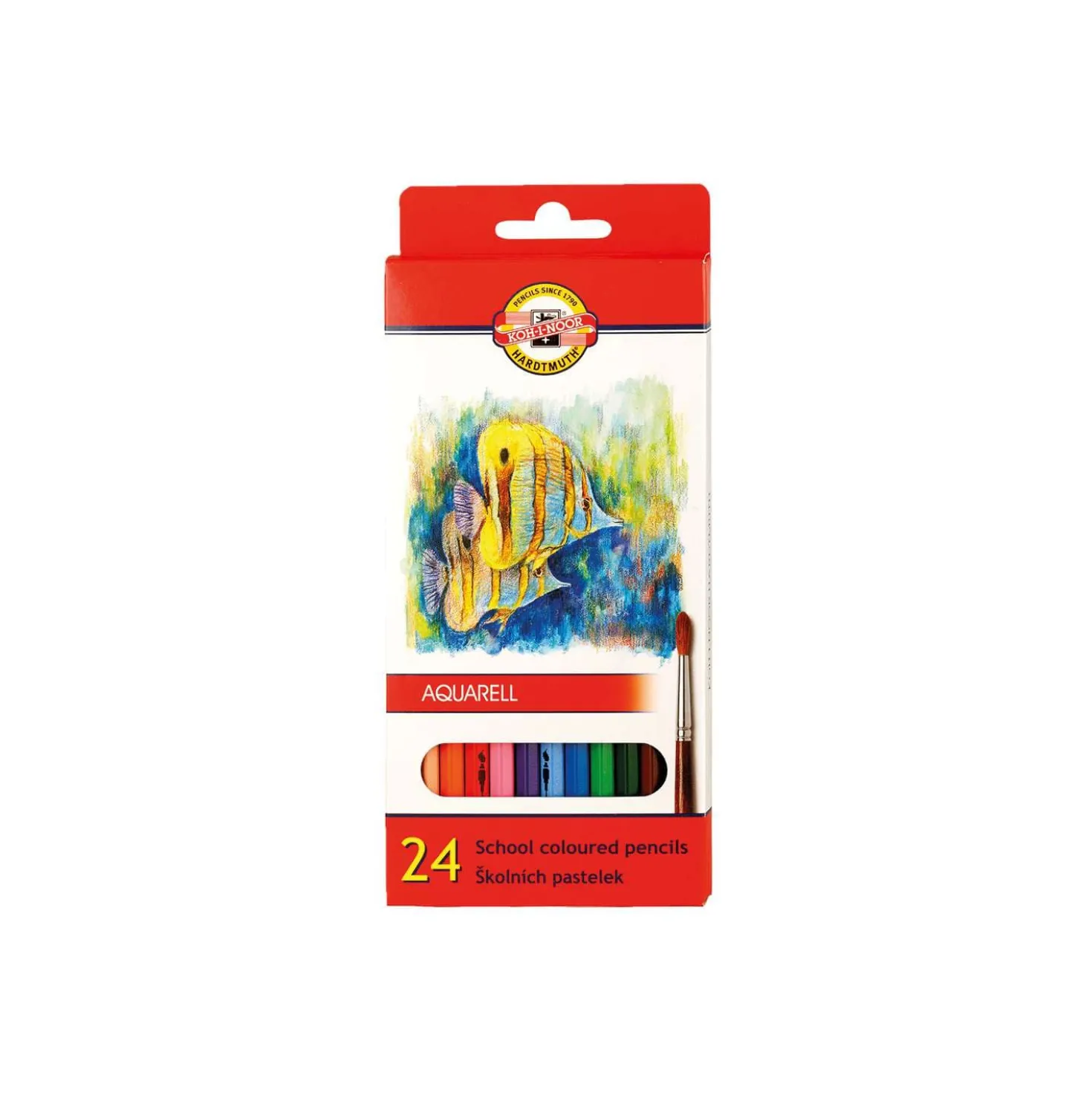 KOH-I-NOOR Aquarell Schul-Farbstifte „Fisch“