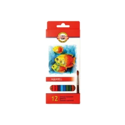 KOH-I-NOOR Aquarell Schul-Farbstifte „Fisch“