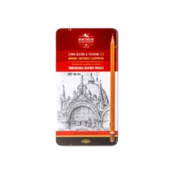 KOH-I-NOOR Graphit-Set 1502/II Sortiment mit 12 Bleistiften