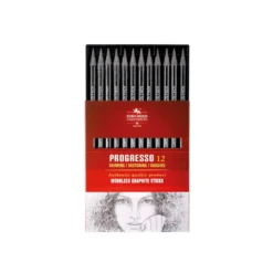KOH-I-NOOR PROGRESSO Aquarell-Grafitstift, 12er-Packung