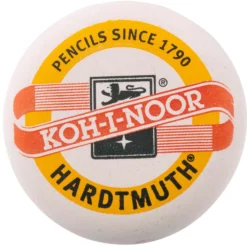 KOH-I-NOOR Weißer Radiergummi mit Logo-Aufdruck