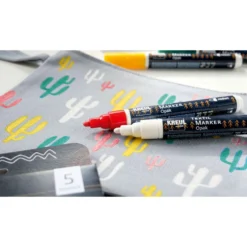 KREUL Textil Marker Opak, medium, 5er-Set