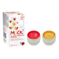 KREUL MUCKI Porzellan-Fingerfarbe ''Lovely Glow“