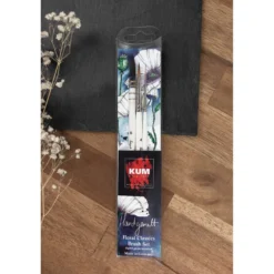 KUM® x Handgemalt FLORAL CLASSICS Aquarellpinsel-Set, 3-teilig