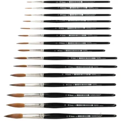 lineo Kolinsky Aquarell-Schlepperpinsel, rund, Serie 197