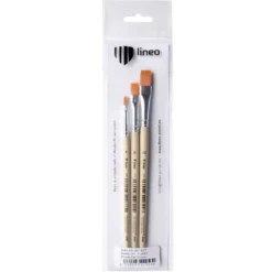 lineo Schulmalpinsel-Set Serie 579, Synthetik