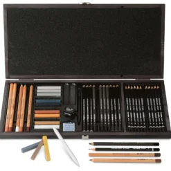 LYRA REMBRANDT® Monochrom Zeichenkoffer, 47-teilig