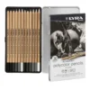 LYRA REMBRANDT® POLYCOLOR Grauton Künstler-Farbstifte im Metalletui