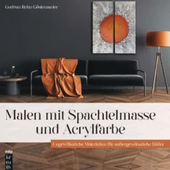 Malen mit Spachtelmasse und Acrylfarbe