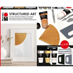 Marabu Acryl Pastenset - Structured Art