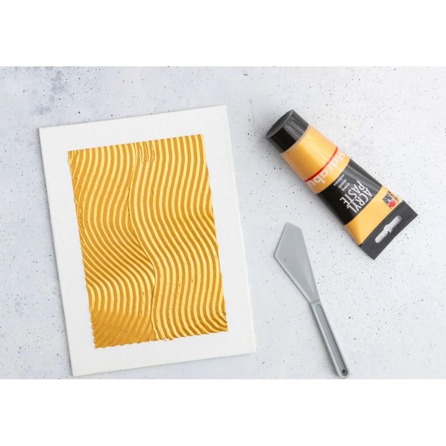 Marabu Acryl Pastenset - Structured Art