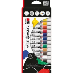 Marabu Artist Acrylfarben - 12er-Set