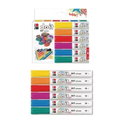 Marabu do it MATT Craft Marker, 6er-Set