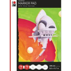 MARABU GRAPHIX Marker Pad Zeichenblock, A4