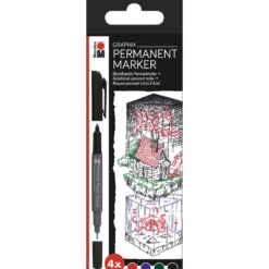 MARABU GRAPHIX Permanent Marker-Set Once upon a time