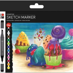MARABU GRAPHIX Sketch Marker-Set Sugarholic