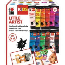MARABU KiDS LITTLE ARTIST Künstlermal- und Bastelfarbe-Sets
