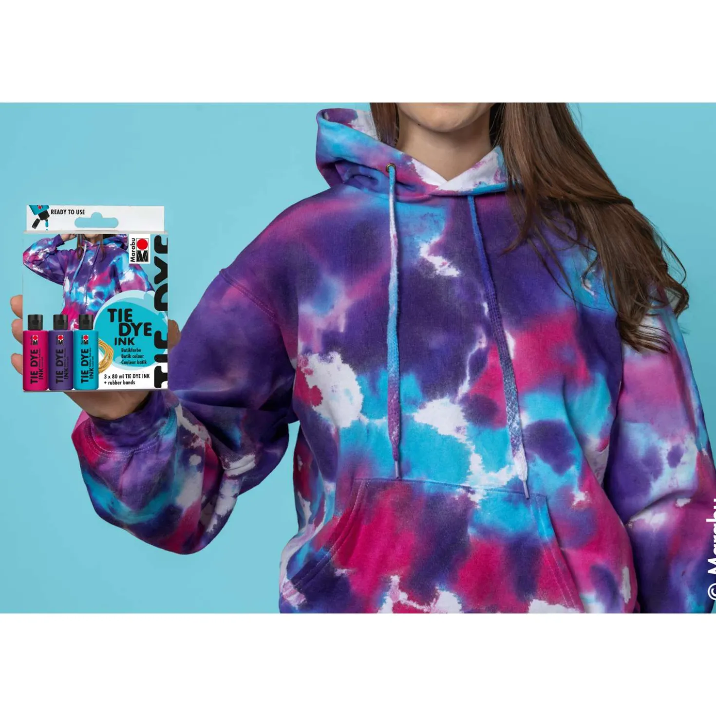 Marabu TIE DYE INK Batikfarbe, Sets