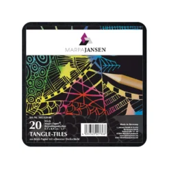 MARPA JANSEN Magic Paper® Tangle Tiles, Regenbogen