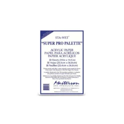 Masterson® Sta-Wet® Acrylpapier für Super Pro Palette™ – 30 Blatt